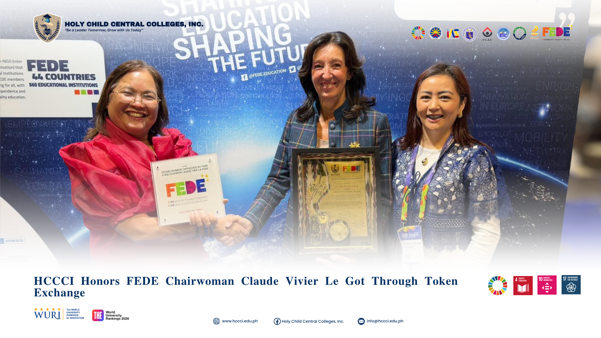 𝐇𝐂𝐂𝐂𝐈 𝐇𝐨𝐧𝐨𝐫𝐬 𝐅𝐄𝐃𝐄 𝐂𝐡𝐚𝐢𝐫𝐰𝐨𝐦𝐚𝐧 𝐂𝐥𝐚𝐮𝐝𝐞 𝐕𝐢𝐯𝐢𝐞𝐫 𝐋𝐞 𝐆𝐨𝐭 𝐓𝐡𝐫𝐨𝐮𝐠𝐡 𝐓𝐨𝐤𝐞𝐧 𝐄𝐱𝐜𝐡𝐚𝐧𝐠𝐞