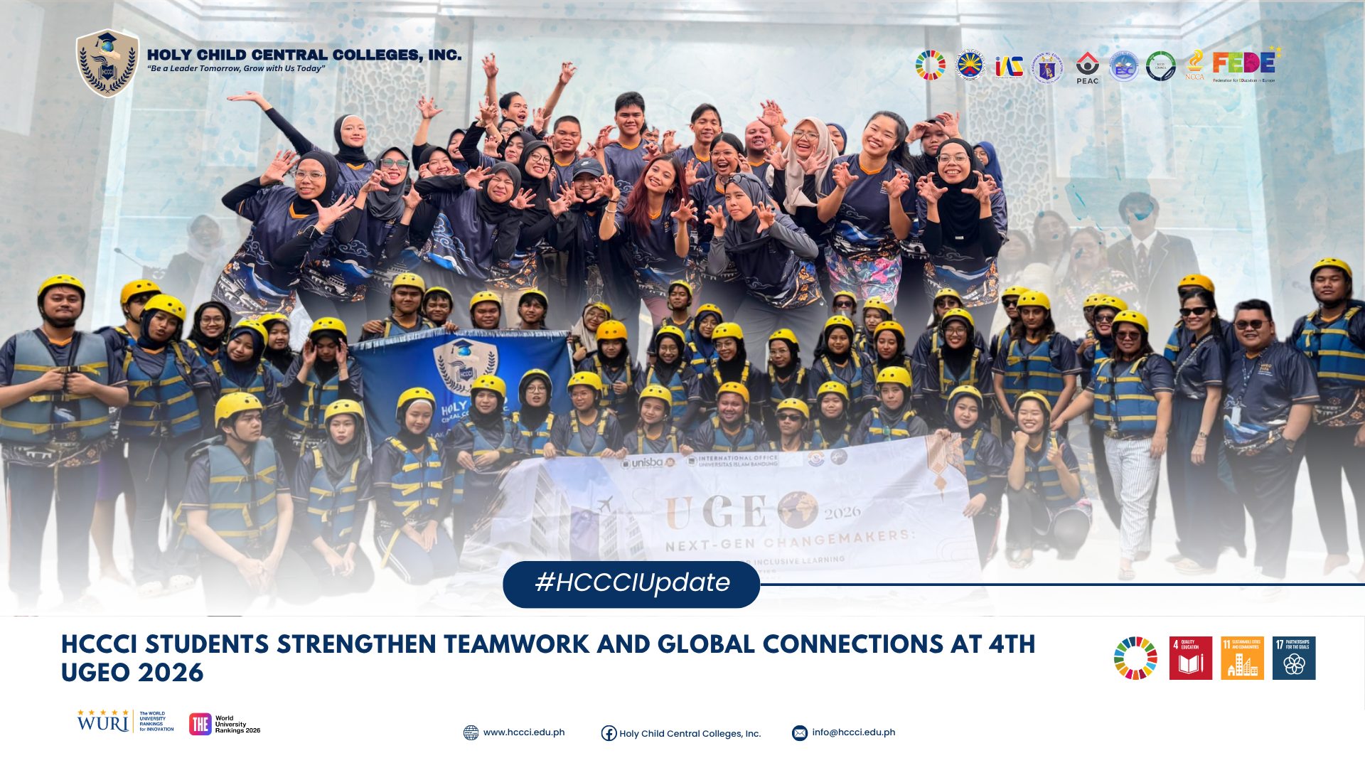 𝐋𝐨𝐨𝐤 𝐁𝐚𝐜𝐤: 𝐇𝐂𝐂𝐂𝐈 𝐒𝐭𝐮𝐝𝐞𝐧𝐭𝐬 𝐒𝐭𝐫𝐞𝐧𝐠𝐭𝐡𝐞𝐧 𝐓𝐞𝐚𝐦𝐰𝐨𝐫𝐤 𝐚𝐧𝐝 𝐆𝐥𝐨𝐛𝐚𝐥 𝐂𝐨𝐧𝐧𝐞𝐜𝐭𝐢𝐨𝐧𝐬 𝐚𝐭 𝟒𝐭𝐡 𝐔𝐆𝐄𝐎 𝟐𝟎𝟐𝟔
