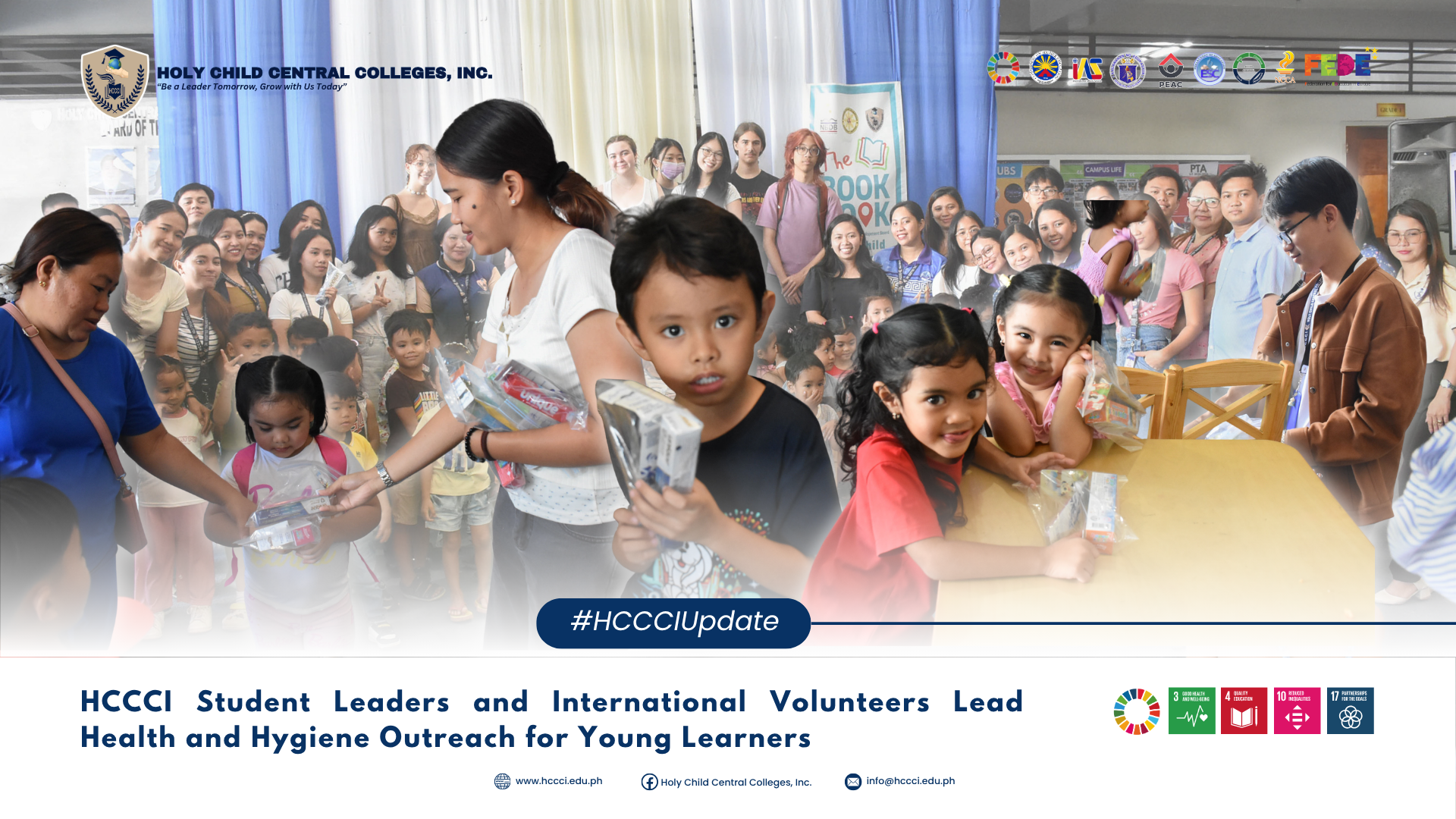 𝐇𝐂𝐂𝐂𝐈 𝐒𝐭𝐮𝐝𝐞𝐧𝐭 𝐋𝐞𝐚𝐝𝐞𝐫𝐬 𝐚𝐧𝐝 𝐈𝐧𝐭𝐞𝐫𝐧𝐚𝐭𝐢𝐨𝐧𝐚𝐥 𝐕𝐨𝐥𝐮𝐧𝐭𝐞𝐞𝐫𝐬 𝐀𝐝𝐯𝐚𝐧𝐜𝐞 𝐇𝐞𝐚𝐥𝐭𝐡 𝐄𝐝𝐮𝐜𝐚𝐭𝐢𝐨𝐧 𝐓𝐡𝐫𝐨𝐮𝐠𝐡 𝐇𝐲𝐠𝐢𝐞𝐧𝐞 𝐎𝐮𝐭𝐫𝐞𝐚𝐜𝐡 𝐟𝐨𝐫 𝐍𝐂𝐃𝐂 𝐋𝐞𝐚𝐫𝐧𝐞𝐫𝐬