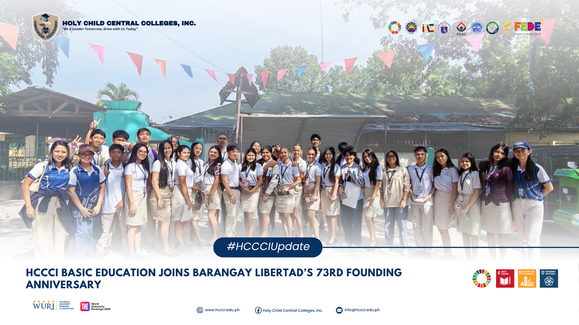 𝐇𝐂𝐂𝐂𝐈 𝐁𝐚𝐬𝐢𝐜 𝐄𝐝𝐮𝐜𝐚𝐭𝐢𝐨𝐧 𝐉𝐨𝐢𝐧𝐬 𝐁𝐚𝐫𝐚𝐧𝐠𝐚𝐲 𝐋𝐢𝐛𝐞𝐫𝐭𝐚𝐝’𝐬 𝟕𝟑𝐫𝐝 𝐅𝐨𝐮𝐧𝐝𝐢𝐧𝐠 𝐀𝐧𝐧𝐢𝐯𝐞𝐫𝐬𝐚𝐫𝐲