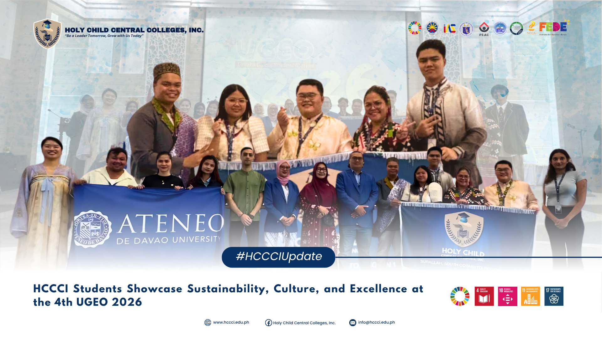 𝐇𝐂𝐂𝐂𝐈 𝐒𝐭𝐮𝐝𝐞𝐧𝐭𝐬 𝐒𝐡𝐨𝐰𝐜𝐚𝐬𝐞 𝐒𝐮𝐬𝐭𝐚𝐢𝐧𝐚𝐛𝐢𝐥𝐢𝐭𝐲, 𝐂𝐮𝐥𝐭𝐮𝐫𝐞, 𝐚𝐧𝐝 𝐄𝐱𝐜𝐞𝐥𝐥𝐞𝐧𝐜𝐞 𝐚𝐭 𝟒𝐭𝐡 𝐔𝐆𝐄𝐎 𝟐𝟎𝟐𝟔