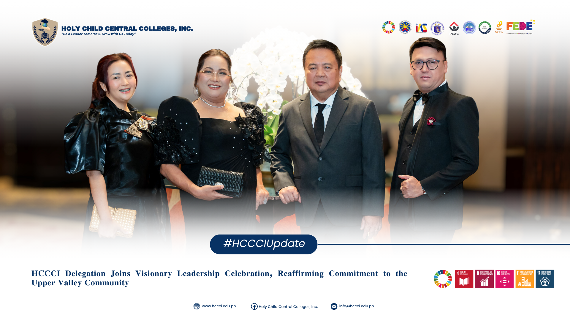 𝐇𝐂𝐂𝐂𝐈 𝐃𝐞𝐥𝐞𝐠𝐚𝐭𝐢𝐨𝐧 𝐉𝐨𝐢𝐧𝐬 𝐕𝐢𝐬𝐢𝐨𝐧𝐚𝐫𝐲 𝐋𝐞𝐚𝐝𝐞𝐫𝐬𝐡𝐢𝐩 𝐂𝐞𝐥𝐞𝐛𝐫𝐚𝐭𝐢𝐨𝐧, 𝐑𝐞𝐚𝐟𝐟𝐢𝐫𝐦𝐢𝐧𝐠 𝐂𝐨𝐦𝐦𝐢𝐭𝐦𝐞𝐧𝐭 𝐭𝐨 𝐭𝐡𝐞 𝐔𝐩𝐩𝐞𝐫 𝐕𝐚𝐥𝐥𝐞𝐲 𝐂𝐨𝐦𝐦𝐮𝐧𝐢𝐭𝐲