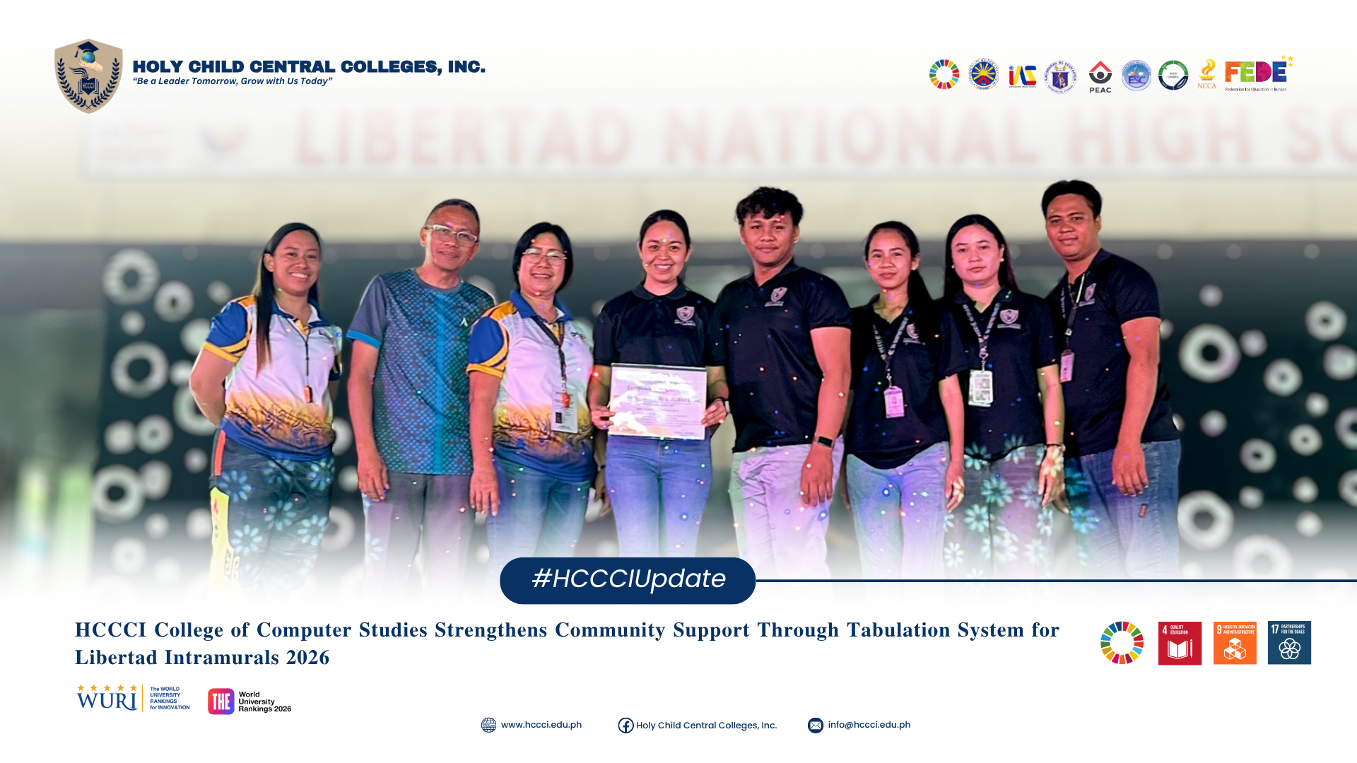 𝐇𝐂𝐂𝐂𝐈 𝐂𝐨𝐥𝐥𝐞𝐠𝐞 𝐨𝐟 𝐂𝐨𝐦𝐩𝐮𝐭𝐞𝐫 𝐒𝐭𝐮𝐝𝐢𝐞𝐬 𝐒𝐭𝐫𝐞𝐧𝐠𝐭𝐡𝐞𝐧𝐬 𝐂𝐨𝐦𝐦𝐮𝐧𝐢𝐭𝐲 𝐒𝐮𝐩𝐩𝐨𝐫𝐭 𝐓𝐡𝐫𝐨𝐮𝐠𝐡 𝐓𝐚𝐛𝐮𝐥𝐚𝐭𝐢𝐨𝐧 𝐒𝐲𝐬𝐭𝐞𝐦 𝐟𝐨𝐫 𝐋𝐢𝐛𝐞𝐫𝐭𝐚𝐝 𝐈𝐧𝐭𝐫𝐚𝐦𝐮𝐫𝐚𝐥𝐬 𝟐𝟎𝟐𝟔