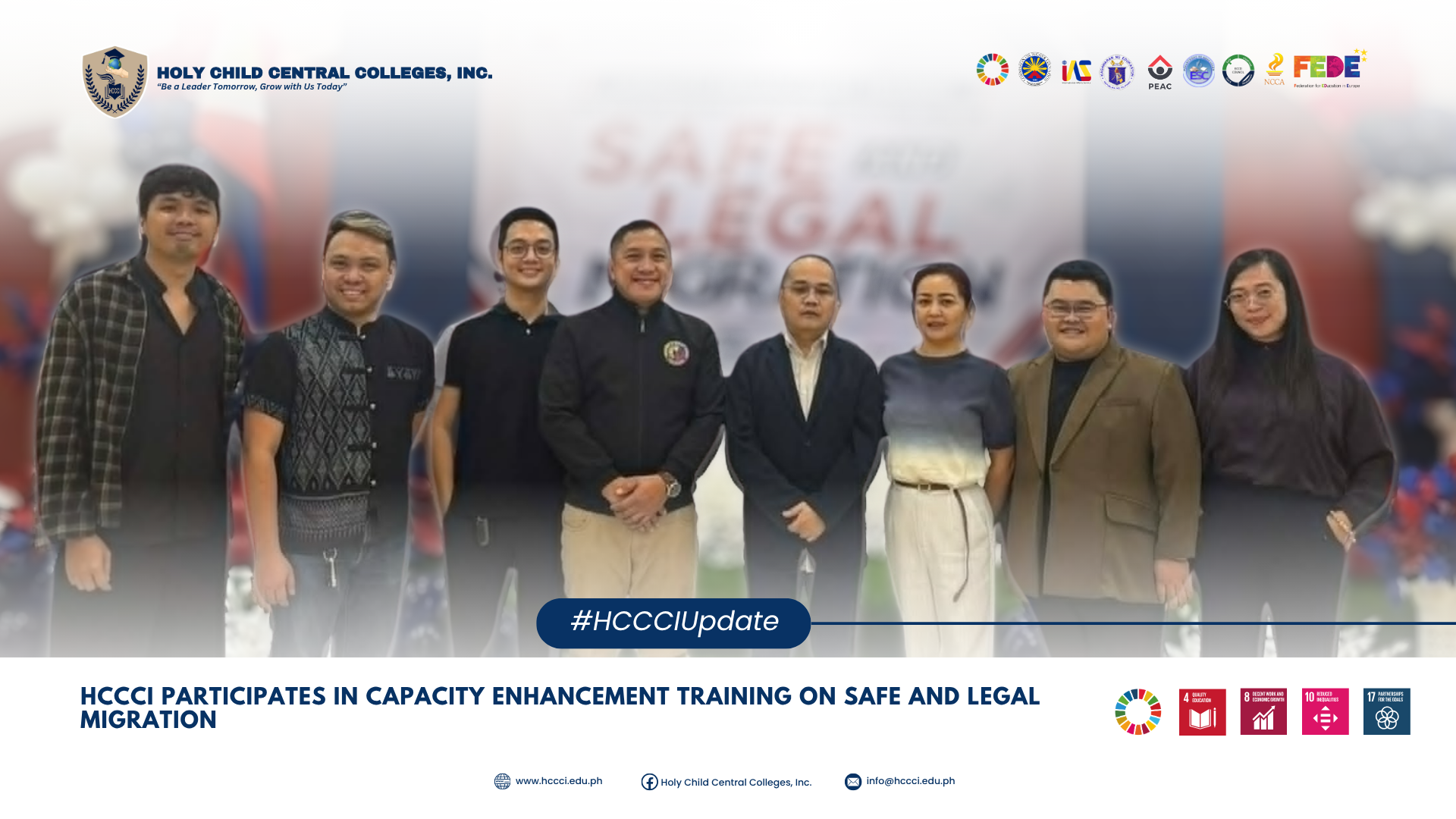 𝐇𝐂𝐂𝐂𝐈 𝐏𝐚𝐫𝐭𝐢𝐜𝐢𝐩𝐚𝐭𝐞𝐬 𝐢𝐧 𝐂𝐚𝐩𝐚𝐜𝐢𝐭𝐲 𝐓𝐫𝐚𝐢𝐧𝐢𝐧𝐠 𝐨𝐧 𝐒𝐚𝐟𝐞 𝐚𝐧𝐝 𝐋𝐞𝐠𝐚𝐥 𝐌𝐢𝐠𝐫𝐚𝐭𝐢𝐨𝐧