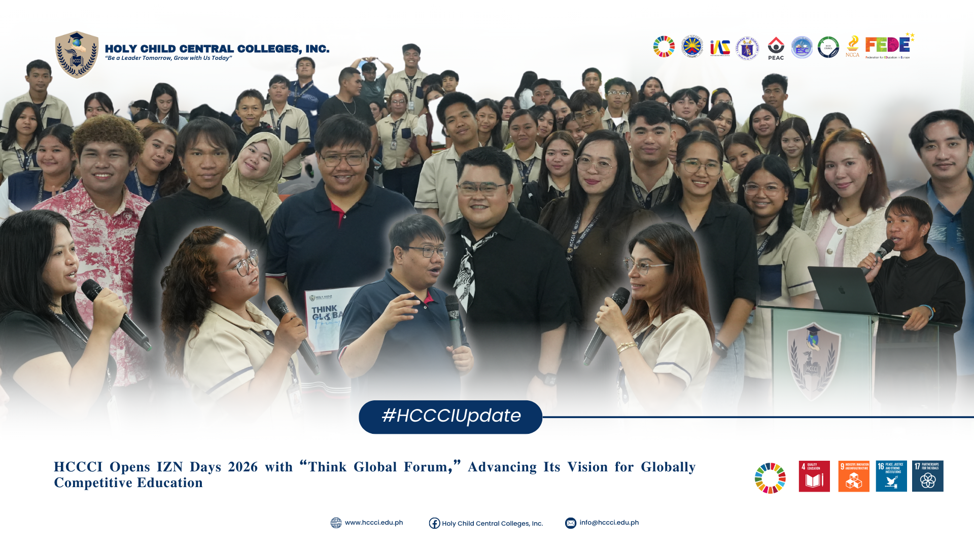 𝐇𝐂𝐂𝐂𝐈 𝐎𝐩𝐞𝐧𝐬 𝐈𝐙𝐍 𝐃𝐚𝐲𝐬 𝟐𝟎𝟐𝟔 𝐰𝐢𝐭𝐡 “𝐓𝐡𝐢𝐧𝐤 𝐆𝐥𝐨𝐛𝐚𝐥 𝐅𝐨𝐫𝐮𝐦,” 𝐀𝐝𝐯𝐚𝐧𝐜𝐢𝐧𝐠 𝐈𝐭𝐬 𝐕𝐢𝐬𝐢𝐨𝐧 𝐟𝐨𝐫 𝐆𝐥𝐨𝐛𝐚𝐥𝐥𝐲 𝐂𝐨𝐦𝐩𝐞𝐭𝐢𝐭𝐢𝐯𝐞 𝐄𝐝𝐮𝐜𝐚𝐭𝐢𝐨𝐧