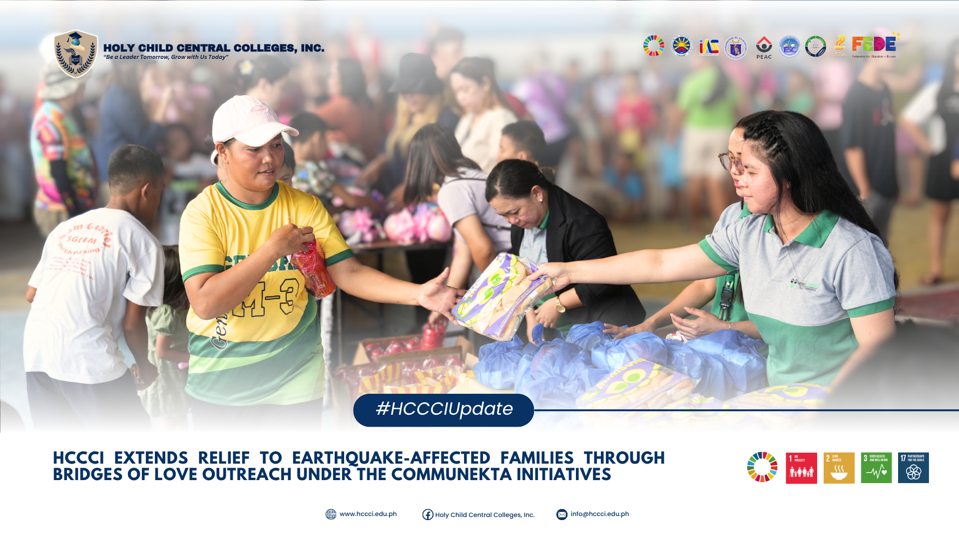 𝐇𝐂𝐂𝐂𝐈 𝐄𝐱𝐭𝐞𝐧𝐝𝐬 𝐑𝐞𝐥𝐢𝐞𝐟 𝐭𝐨 𝐄𝐚𝐫𝐭𝐡𝐪𝐮𝐚𝐤𝐞-𝐀𝐟𝐟𝐞𝐜𝐭𝐞𝐝 𝐅𝐚𝐦𝐢𝐥𝐢𝐞𝐬 𝐓𝐡𝐫𝐨𝐮𝐠𝐡 𝐁𝐫𝐢𝐝𝐠𝐞𝐬 𝐨𝐟 𝐋𝐨𝐯𝐞 𝐎𝐮𝐭𝐫𝐞𝐚𝐜𝐡 𝐔𝐧𝐝𝐞𝐫 𝐭𝐡𝐞 𝐂𝐨𝐦𝐦𝐮𝐧𝐞𝐤𝐭𝐚 𝐈𝐧𝐢𝐭𝐢𝐚𝐭𝐢𝐯𝐞𝐬