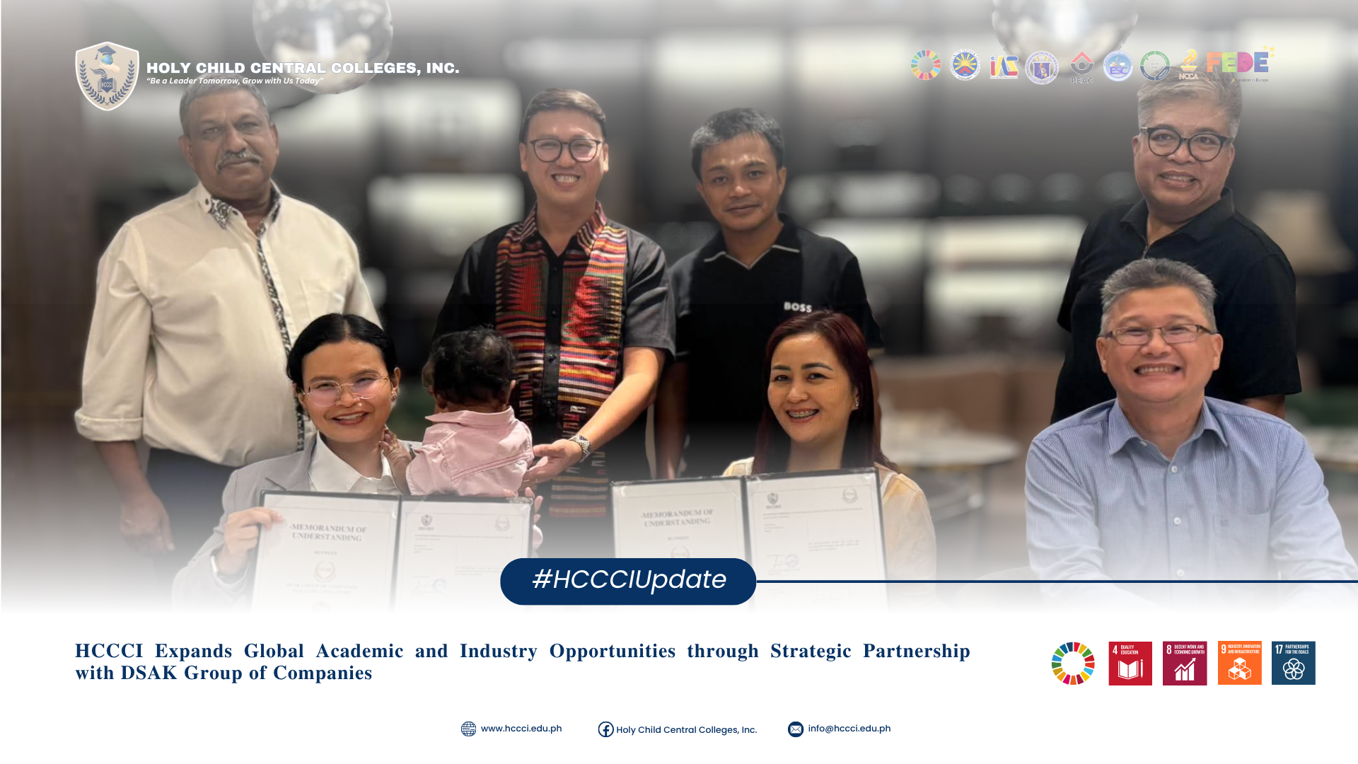 𝐇𝐂𝐂𝐂𝐈 𝐅𝐮𝐫𝐭𝐡𝐞𝐫 𝐒𝐭𝐫𝐞𝐧𝐠𝐭𝐡𝐞𝐧𝐬 𝐋𝐨𝐧𝐠𝐬𝐭𝐚𝐧𝐝𝐢𝐧𝐠 𝐀𝐜𝐚𝐝𝐞𝐦𝐢𝐜 𝐏𝐚𝐫𝐭𝐧𝐞𝐫𝐬𝐡𝐢𝐩 𝐰𝐢𝐭𝐡 𝐔𝐧𝐢𝐯𝐞𝐫𝐬𝐢𝐭𝐢 𝐊𝐮𝐚𝐥𝐚 𝐋𝐮𝐦𝐩𝐮𝐫 𝐌𝐈𝐈𝐓 𝐇𝐂𝐂𝐂𝐈 𝐄𝐱𝐩𝐚𝐧𝐝𝐬 𝐆𝐥𝐨𝐛𝐚𝐥 𝐀𝐜𝐚𝐝𝐞𝐦𝐢𝐜 𝐚𝐧𝐝 𝐈𝐧𝐝𝐮𝐬𝐭𝐫𝐲 𝐎𝐩𝐩𝐨𝐫𝐭𝐮𝐧𝐢𝐭𝐢𝐞𝐬 𝐭𝐡𝐫𝐨𝐮𝐠𝐡 𝐒𝐭𝐫𝐚𝐭𝐞𝐠𝐢𝐜 𝐏𝐚𝐫𝐭𝐧𝐞𝐫𝐬𝐡𝐢𝐩 𝐰𝐢𝐭𝐡 𝐃𝐒𝐀𝐊 𝐆𝐫𝐨𝐮𝐩 𝐨𝐟 𝐂𝐨𝐦𝐩𝐚𝐧𝐢𝐞𝐬