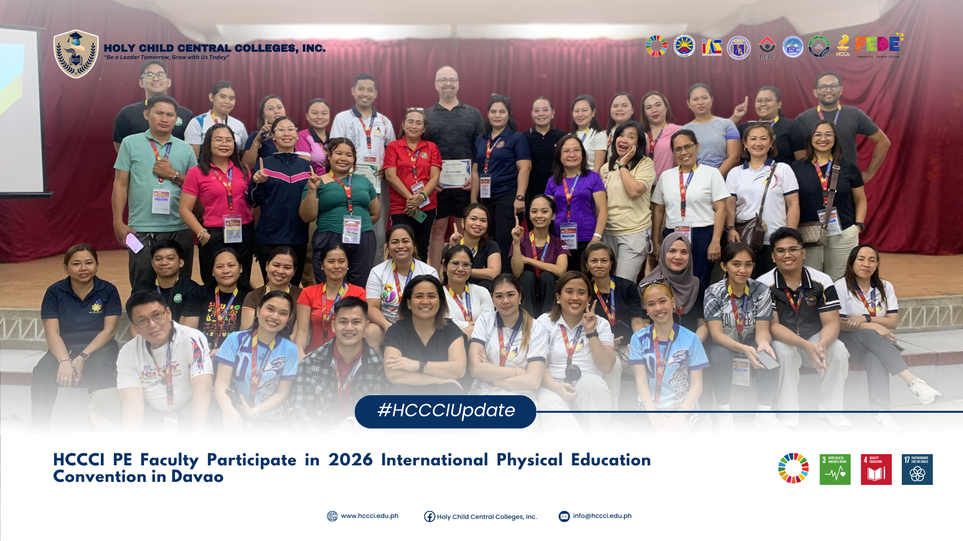𝐇𝐂𝐂𝐂𝐈 𝐏𝐄 𝐅𝐚𝐜𝐮𝐥𝐭𝐲 𝐏𝐚𝐫𝐭𝐢𝐜𝐢𝐩𝐚𝐭𝐞 𝐢𝐧 𝟐𝟎𝟐𝟔 𝐈𝐧𝐭𝐞𝐫𝐧𝐚𝐭𝐢𝐨𝐧𝐚𝐥 𝐏𝐡𝐲𝐬𝐢𝐜𝐚𝐥 𝐄𝐝𝐮𝐜𝐚𝐭𝐢𝐨𝐧 𝐂𝐨𝐧𝐯𝐞𝐧𝐭𝐢𝐨𝐧 𝐢𝐧 𝐃𝐚𝐯𝐚𝐨